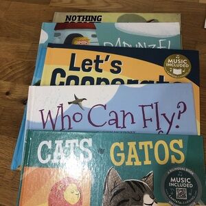 Cantata Learning Lot of 6 Hardcover Children’s Books with Bonus CD musical kids